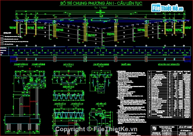 File cad,cầu dầm,bản vẽ cầu,bản vẽ cầu đường,bản dầm cầu trục,cầu dầm cáp hỗn hợp